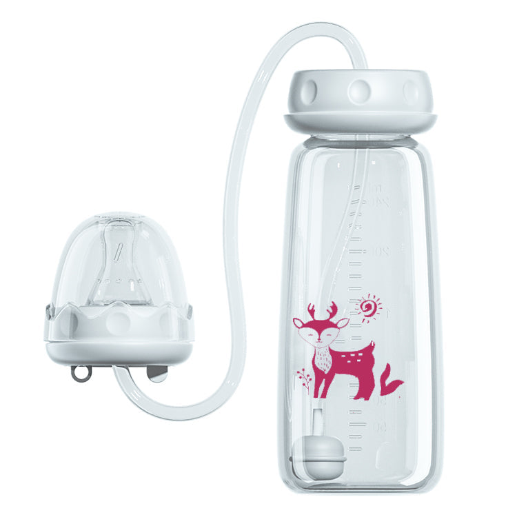 Bubs&Cubs™- Weighted Straw Baby Bottle