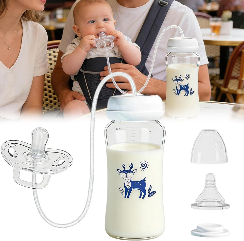 Bubs&Cubs™- Weighted Straw Baby Bottle