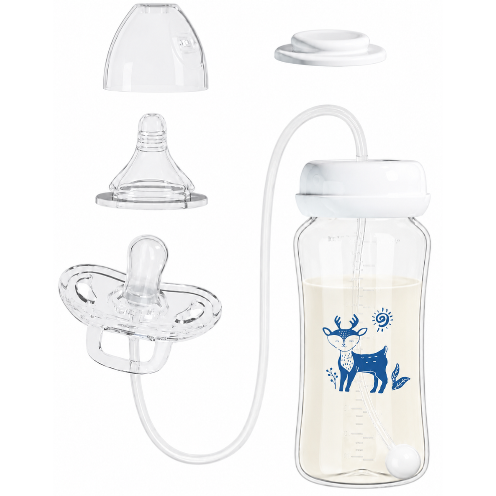Bubs&Cubs™- Weighted Straw Baby Bottle